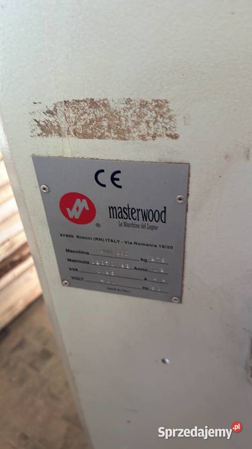 Dlutarka łańcuchowa masterwood omm250 Produkcja małopolskie Ludźmierz