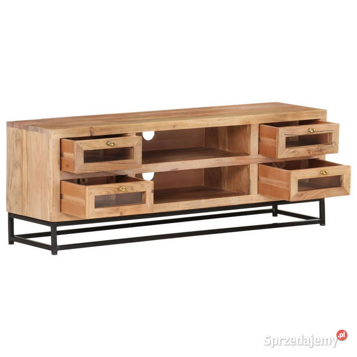 Szafka pod telewizor 110x30x40 lite drewno
