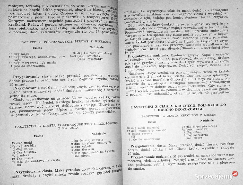 Pasztety paszteciki kanapki Helena miękka