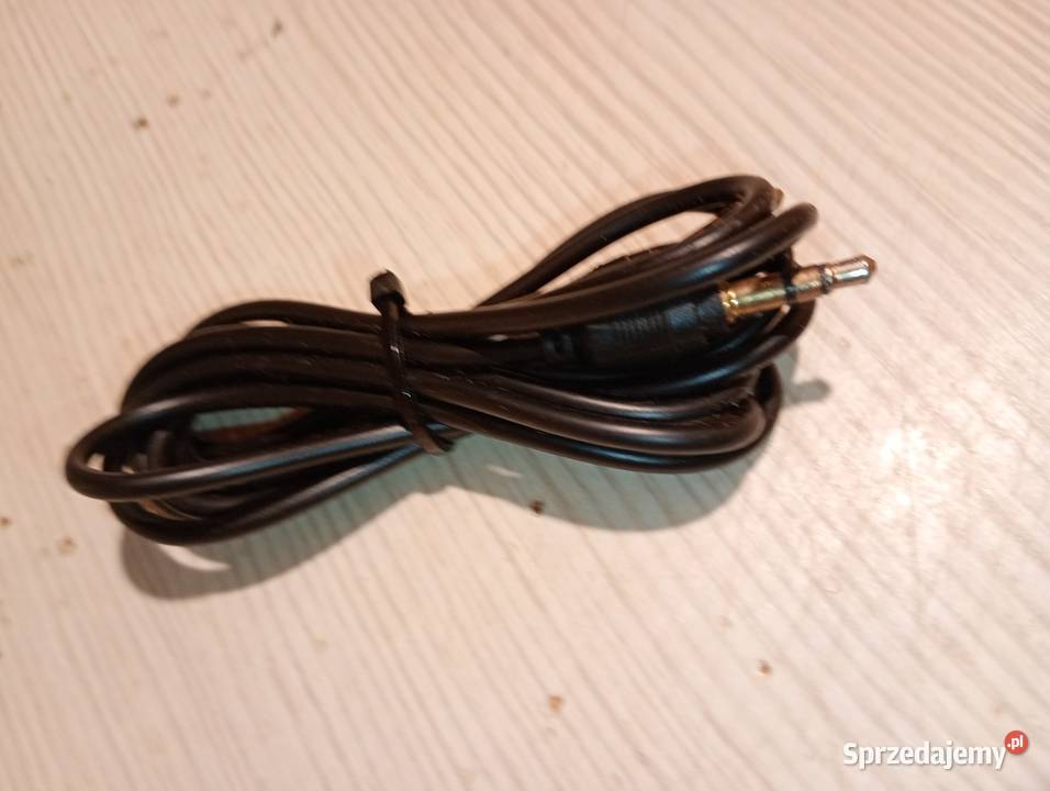 kabel przewód mini jack mini jack 35mm czarny Szczecin