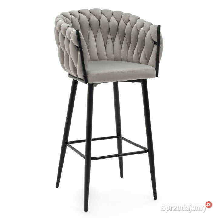 Jasnoszary Hoker Tapicerowany Latina Wysyłka 24H Tarchały Małe sprzedam