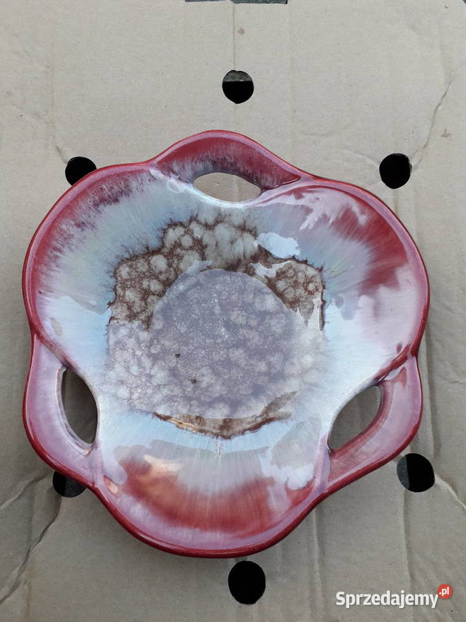 Oryginalna patera ceramiczna Strehla NRD Warszawa