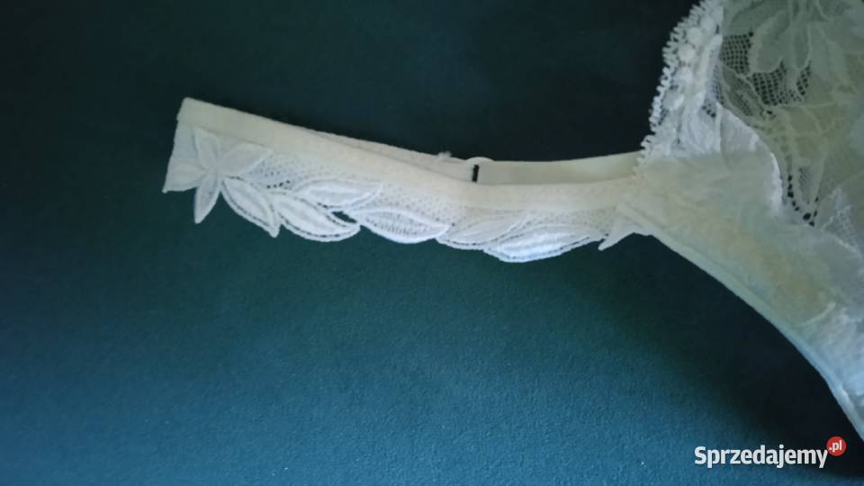 BIAŁY KORONKOWY MIĘKKI BIUSTONOSZ 80 DD wielkopolskie Piła
