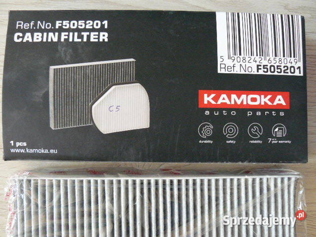 Filtr kabinowy Kamoka F505201 Citroen C5Peugeot Rzeszów sprzedam