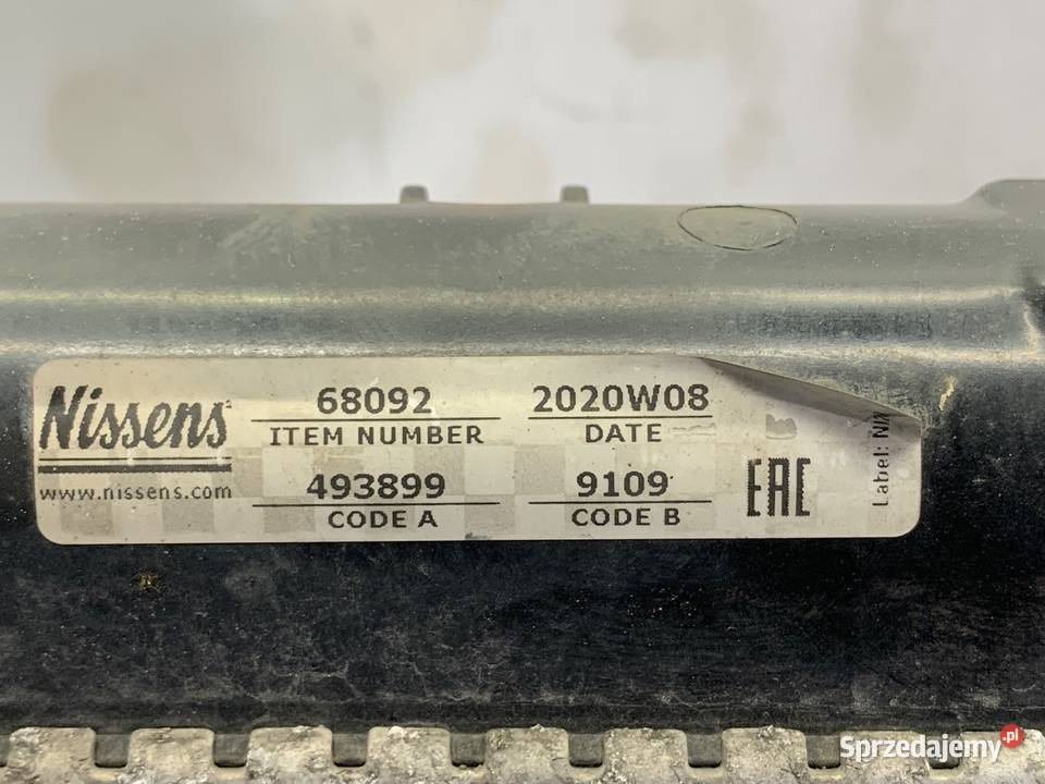 CHŁODNICA WODY HONDA CRV III 22 140 RADIATOR