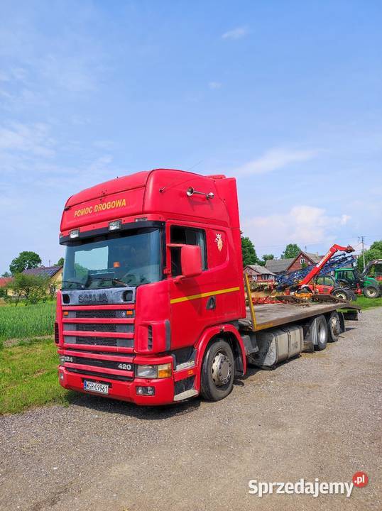 Scania pomoc drogowa laweta