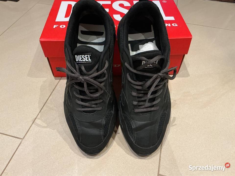 Sneakersy Czarne Męskie DIESEL 45 Nowe lubuskie Nowa Sól