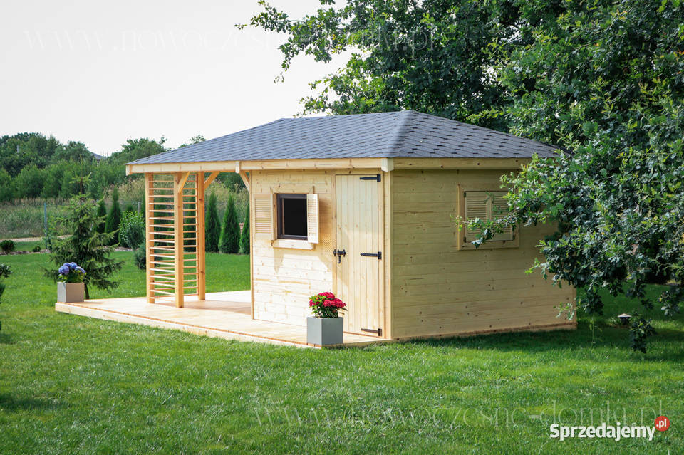 Domek ogrodowy z altaną La Mare 1 wym 3x6 z śląskie Częstochowa