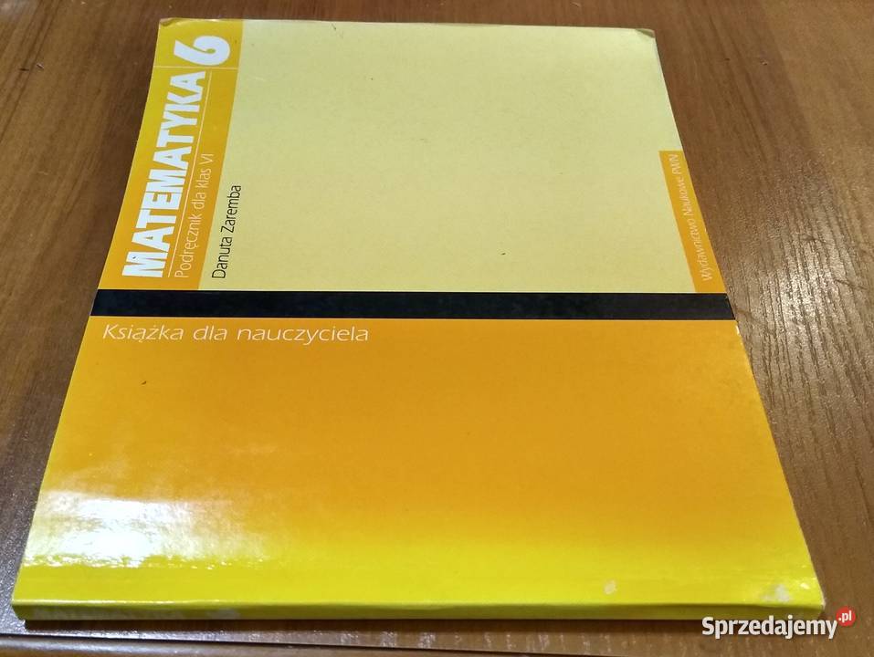 Matematyka 6 podręcznik kl VI książka matematyka