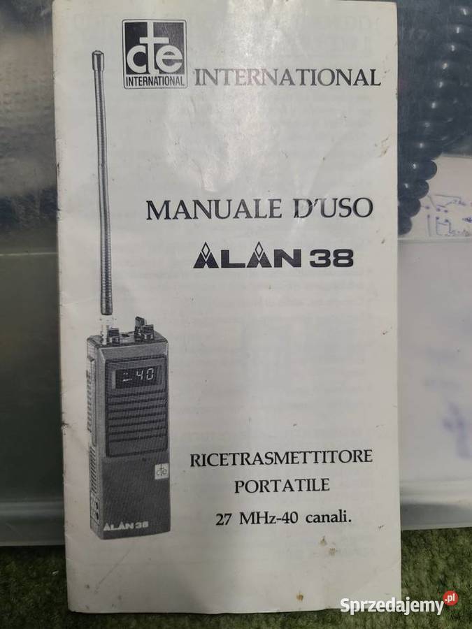 CB Alan 38 sprawne wzmacniacz swmeter