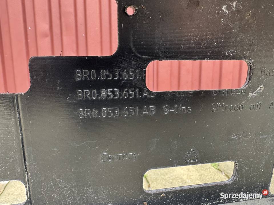 Zderzak przód Audi Q5 8R LIFT 8R0807437 gril Dąbrowa Tarnowska