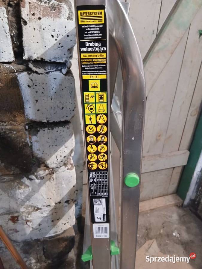 Drabina aluminiowa 4 stopniowa