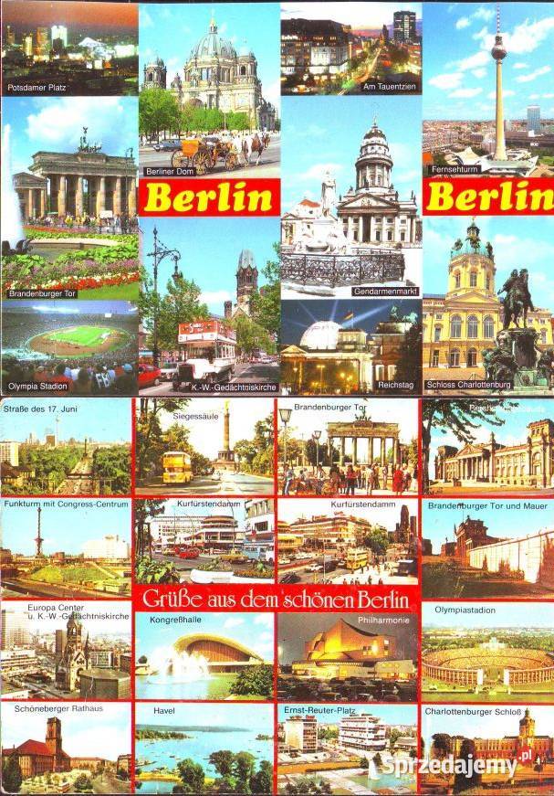 Kart Poczt Berlin widoki 2 Gliwice sprzedam