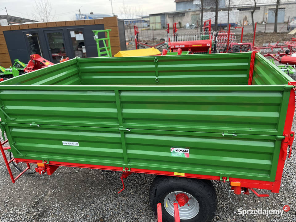 Przyczepa jedno dwuosiowa rolnicza 35T Gomar