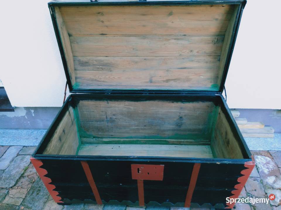 stara skrzynia retro PRL vintage do renowacji Zamość