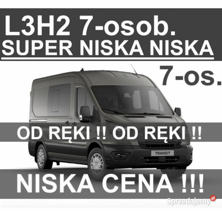 Ford Transit L3H2 130 Brygadowy 7os Kamera Super elektryczne szyby