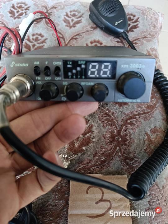 CB radio stobo 3003m antena Prezident 100 Kłudno
