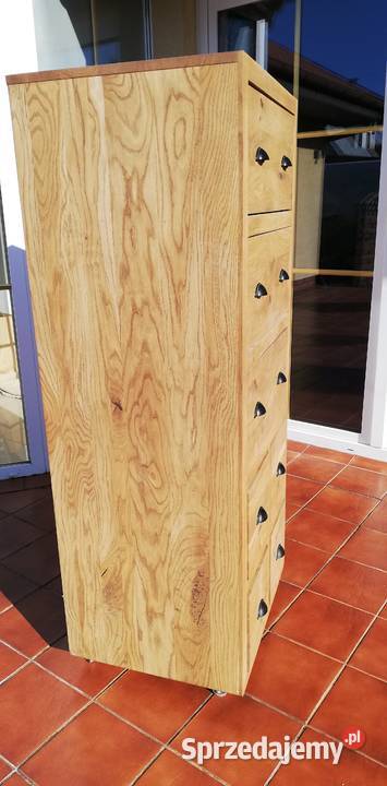 Szafka dębowa lite drewno loft komoda drewniana Garwolin