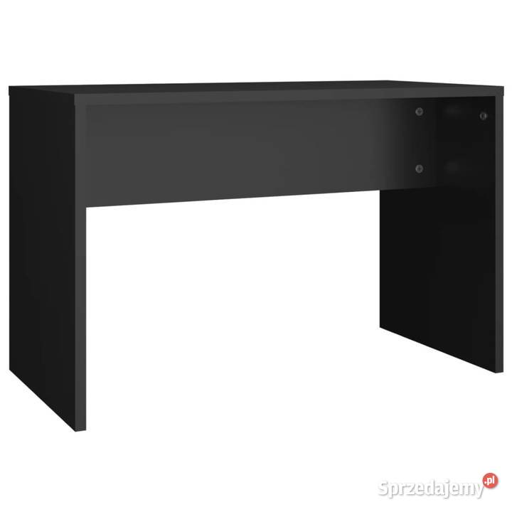 Stołek do toaletki czarny 70x35x45 materiał Warszawa