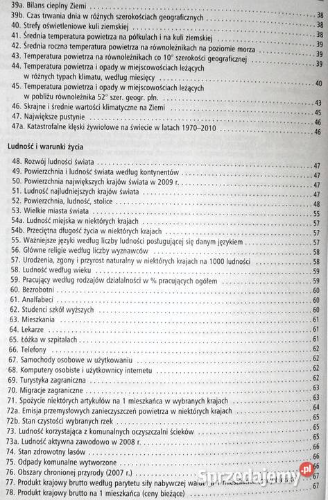 Świat w liczbach 2011 Jan Kondzołka K Kocimowski Chełm