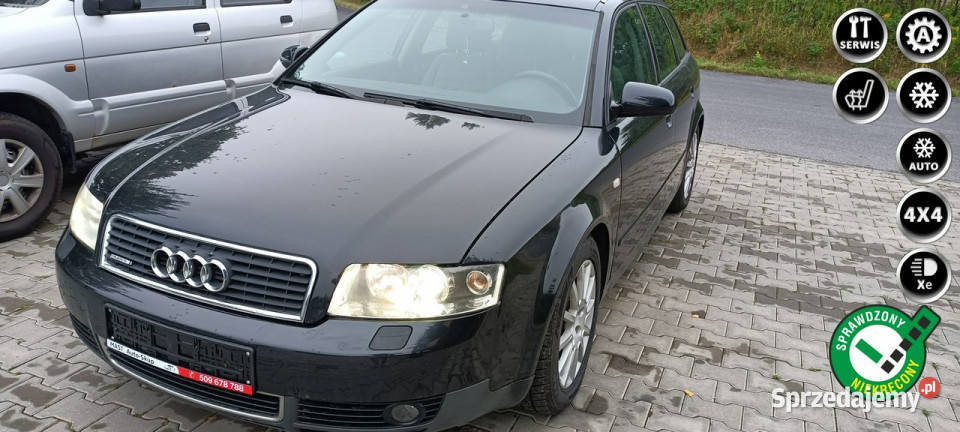 Audi A4 Quatro 220HP Tiptronik Xenon pólskóra VAT marża A4
