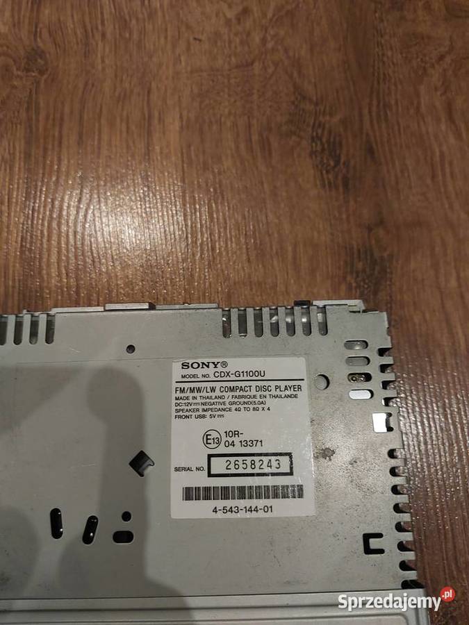 Sprzedam radio samochodowe Sony Gadgety motoryzacyjne Tarnobrzeg