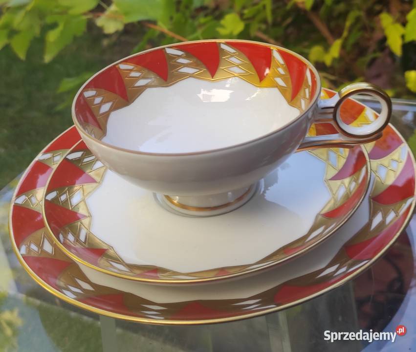 Wallendorf Goldrelief ANTYK zestaw śniadaniowy