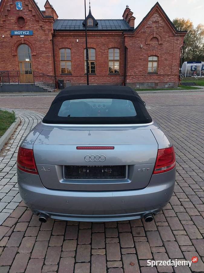 Audi A4 B7 18T Cabrio sline alu18 200 Cabriolet Motycz