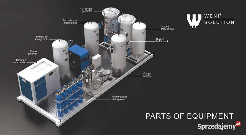 Generator wytwornica koncentrator nabijanie Produkcja opolskie