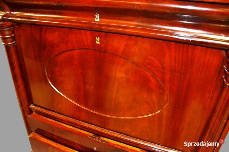 Sekretera biedermeier oryginał 192030 renowacji Bronisze sprzedam