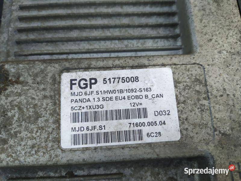 STEROWNIK SILNIKA KOMPUTER FIAT PANDA PUNTO Rudziniec sprzedam