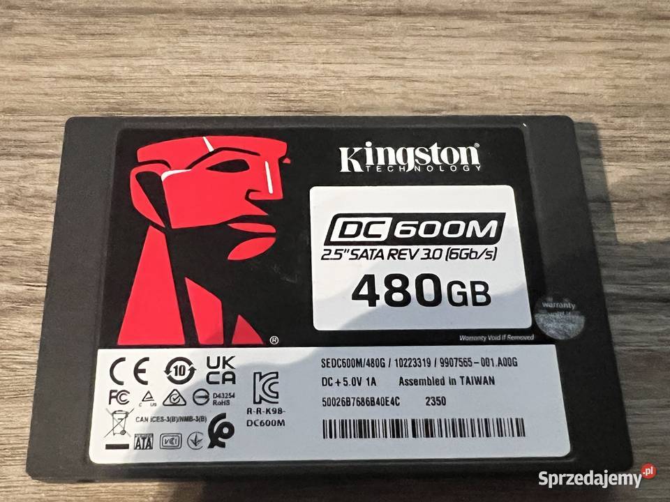 Dysk SSD klasy korporacyjnej Kingston DC600M Łańcut