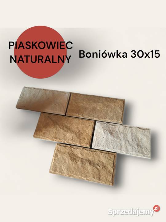 Płytki elewacyjne 30x15 z Piaskowca Naturalnego Szydłowiec sprzedam