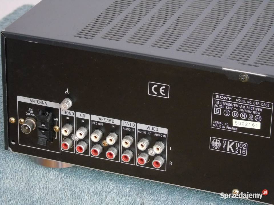 Amplituner Sony STRD365 RDS mocny i sprawny Jasło