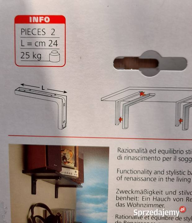 Wspornik Podpórka Kątownik uchwyty półki opolskie Strzelce Opolskie