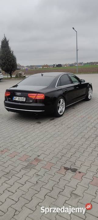 AUDI A8 D4 42TDI V8 mega stan 395 Masaże Grzane 395KM Kielce sprzedam