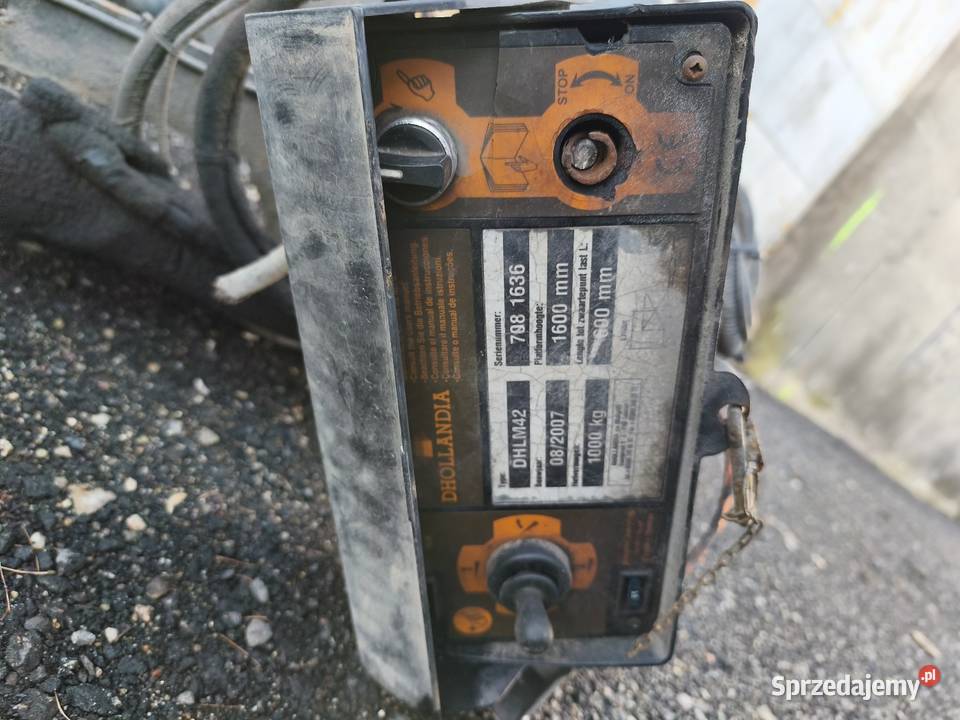 Winda Dhollandia DHLM42 1000 160 Iveco Daily Pozostałe łódzkie Łódź