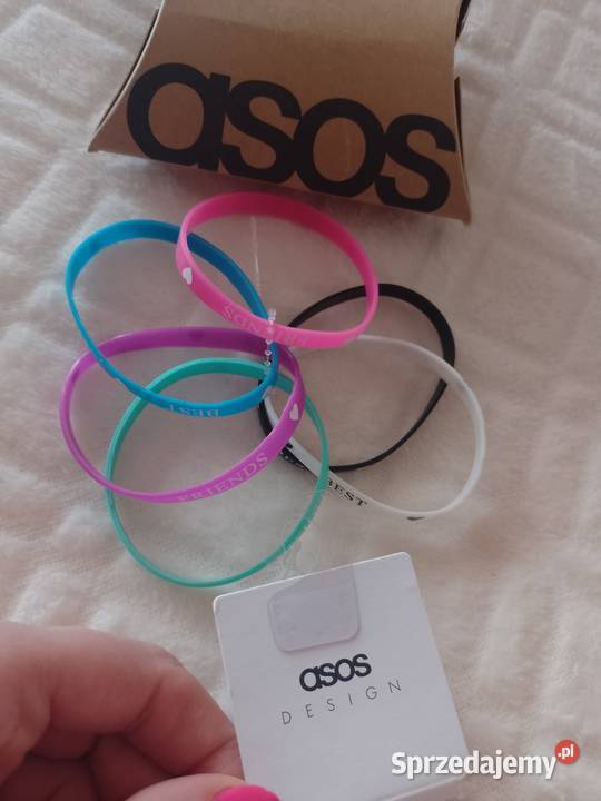 ASOS Zestaw wiekokolowych bransoletek Kraków