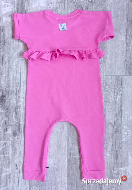 Rampers kombinezon z falbanką I love milk 98104