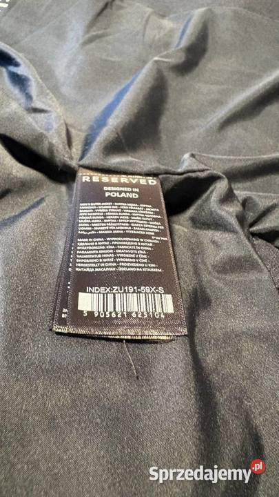 Reserved Kurtka z kapturem Granatowa Rozmiar S Zimowa
