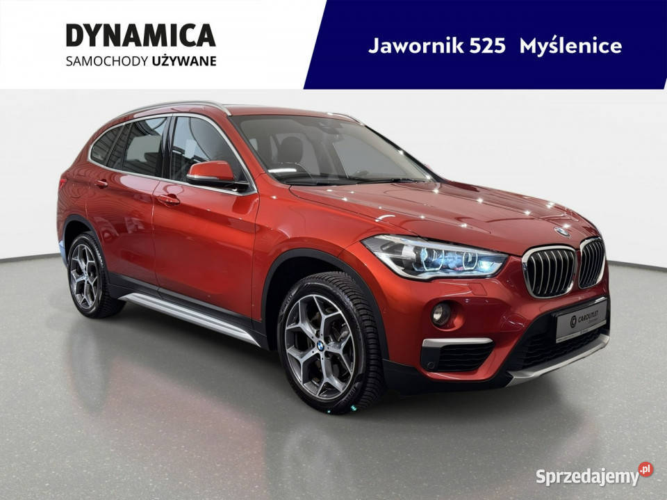 BMW X1 xdrive20d 190 automat 2019 r przebieg 108 lakier metallic małopolskie Myślenice sprzedam