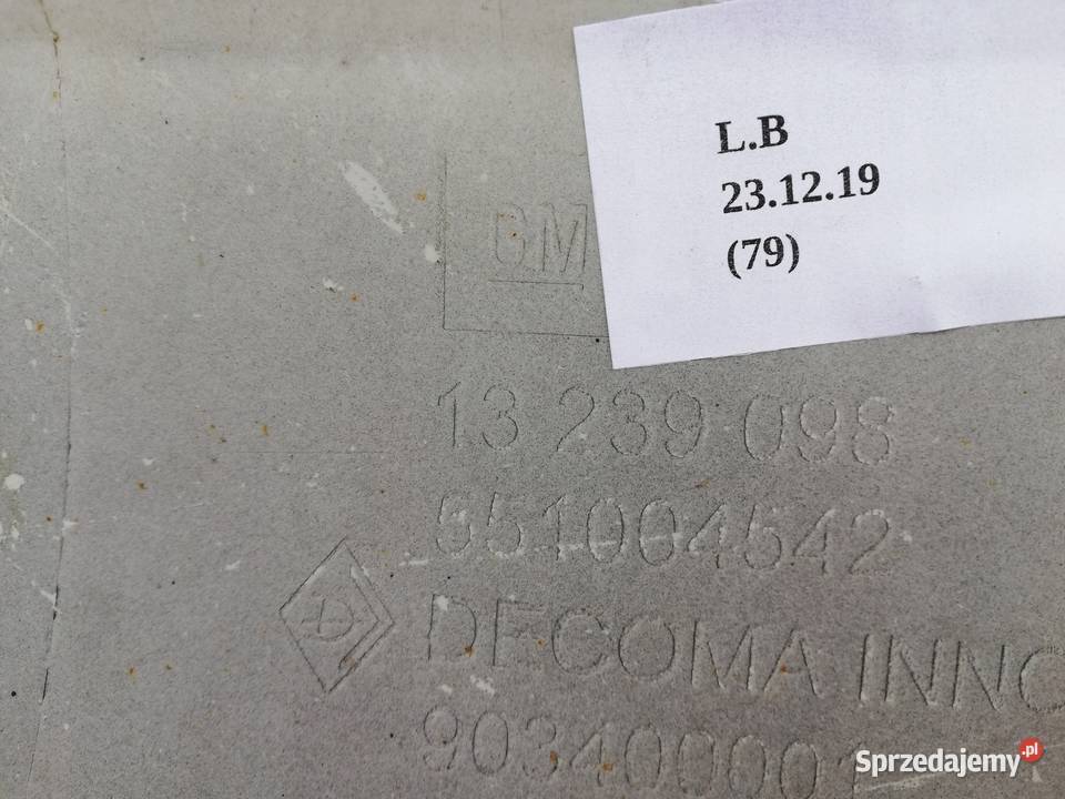 ZDERZAK TYLNY OPEL INSIGNIA PDC Motoryzacja Nowy Tomyśl