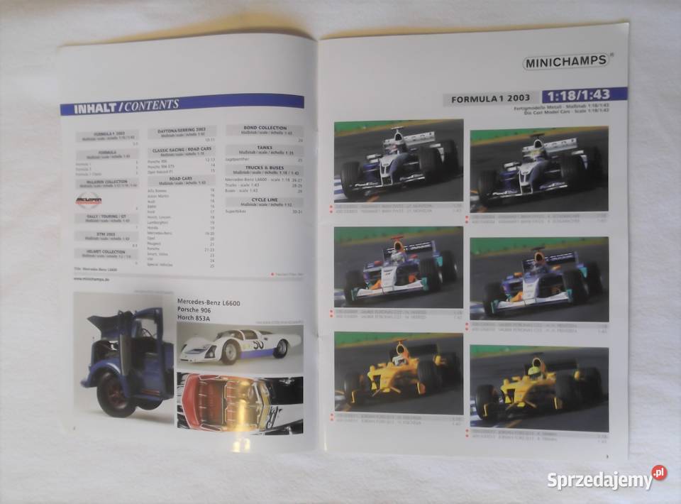 Katalog Minichamps 2003 Cieszyn