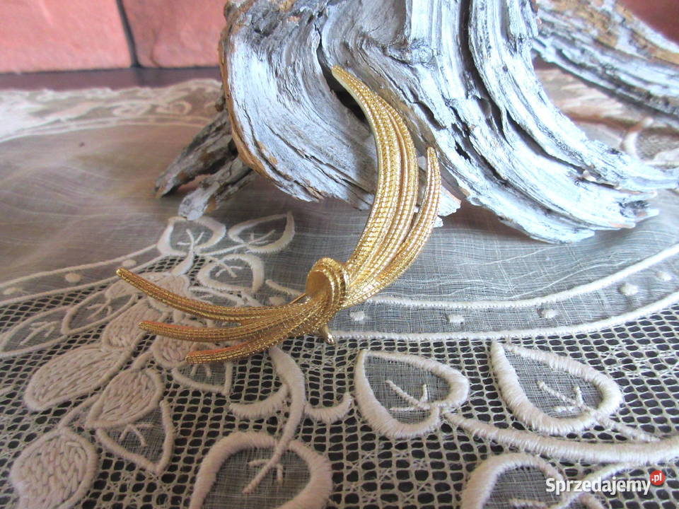 Broszka vintage Monet lata 80 podkarpackie Rzeszów sprzedam