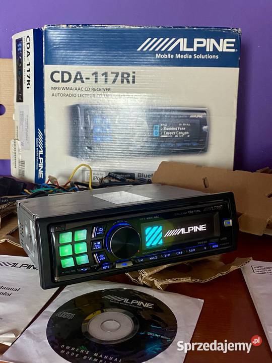 ALPINE CDA117RI I HiEnd I komplet I Ładny stan I MP3 sprzedam