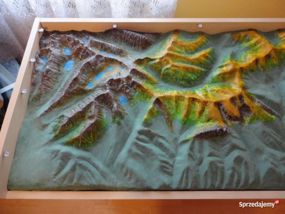 Mapa plastyczna tatr polskich Kielce