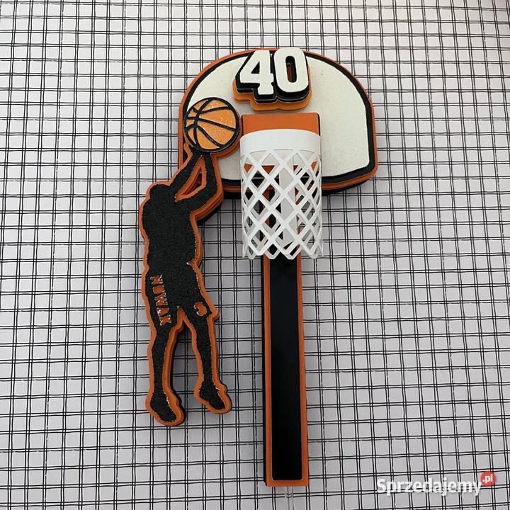 Koszykówka basketball topper dekoracja na tort sprzedam