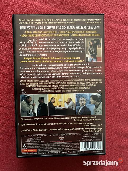 Dzien Swirafilm na kasecie VHS VHS lubelskie Lublin sprzedam