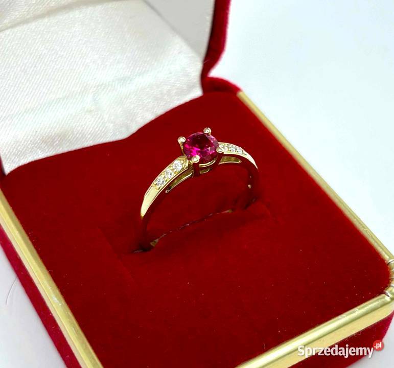 Nowy Złoty Pierścionek pr 585 249g R16 warmińsko-mazurskie Elbląg