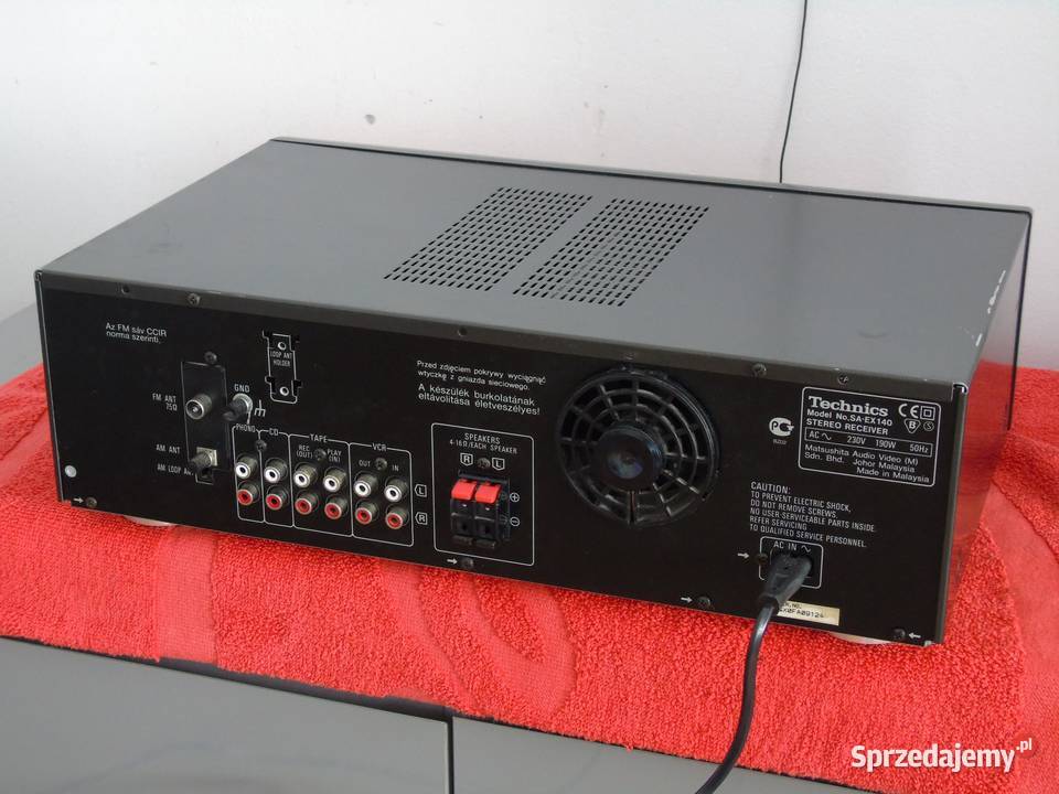 Wzmacniacz z radiem Technics SAEX140 mocny i sprzedam